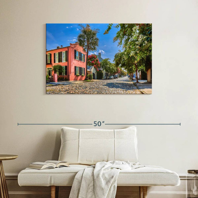Sireci Charming Charleston Street, 26" H x 39" W