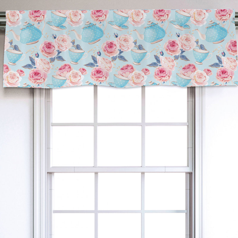Sateen Ruffled Window Valance