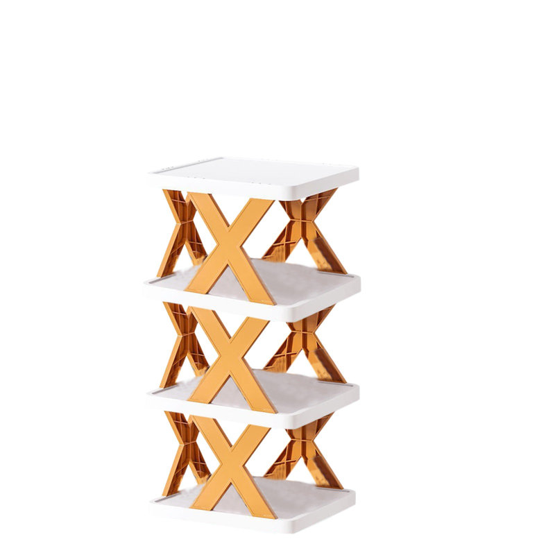 Petite tablette multi-couches en plastique, Orange