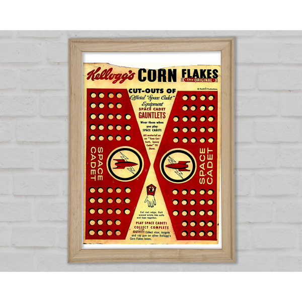 Happy Larry Kelloggs Corn Flakes Framed Print | Wayfair.co.uk