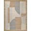 Pompano flatweave Wool/Jute Ivory/Gray/Beige Area Rug-1017130027