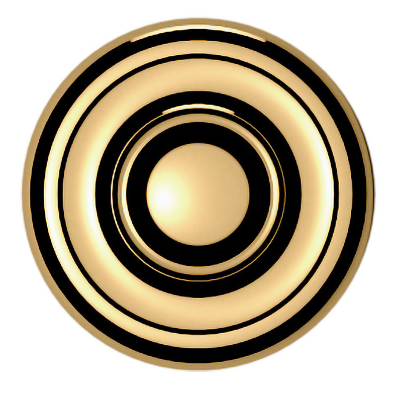 4490 Dominion Knob, Non-Lacquered Brass