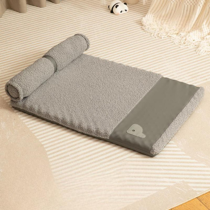 Lit pour chien Fluffy Sleep, Gris, H 5,91 po x l 23,62 po x P 15,75 po