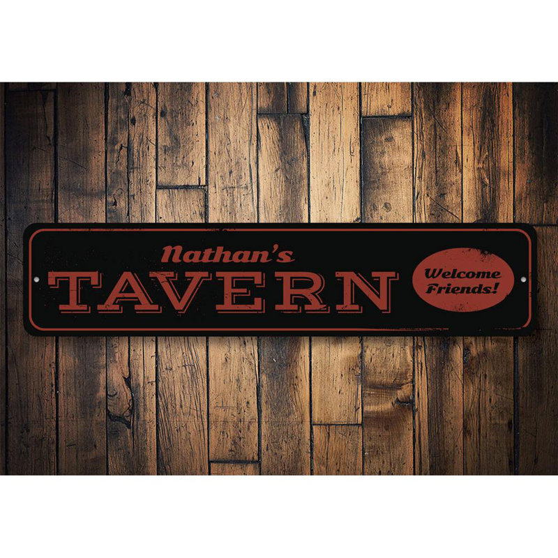 Plaque en aluminium Welcome, H 6 po x l 24 po x P 0,06 po