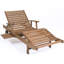 Chaise longue Medrano avec coussin et table