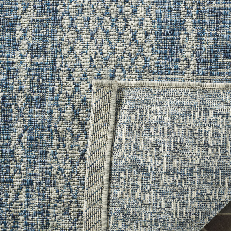 Herefordshire Performance Striped Indoor/Outdoor Area Rug, Rectangle 6'7" x 9'6"