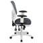 Chaise de bureau ergonomique en filet à dossier moyen avec accoudoirs réglables Siyer-53663817-33351259