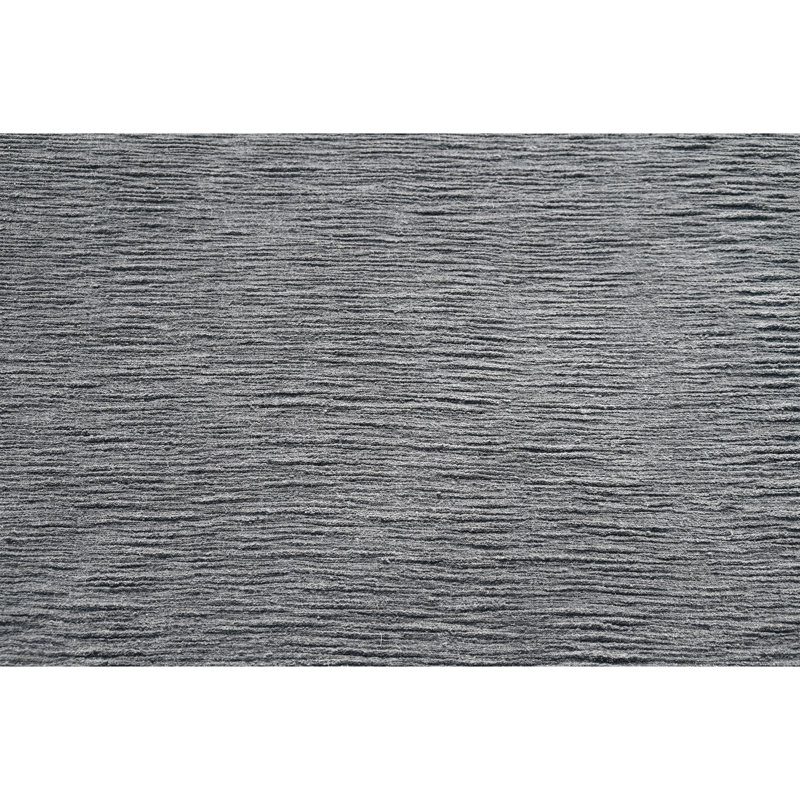 Hand Knotted Area Rug in Charcoal And Grey, Rectangle 10' x 14'