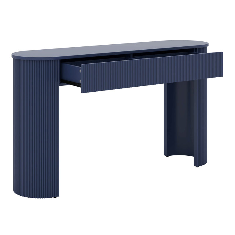 Table de rangement moderne avec rangement, Marine