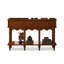 Table de buffet Elegant Farmhouse avec pieds tournés