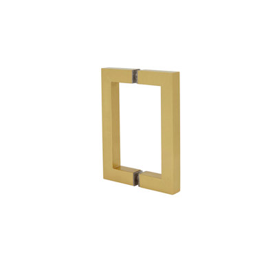 6" Back to Back Tubular Glass Bathroom Pull Handle Shower Door Handle