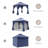 Yardgrace 10'X10' Soft-top Double-Roofed Steel Patio Gazebo-122447114
