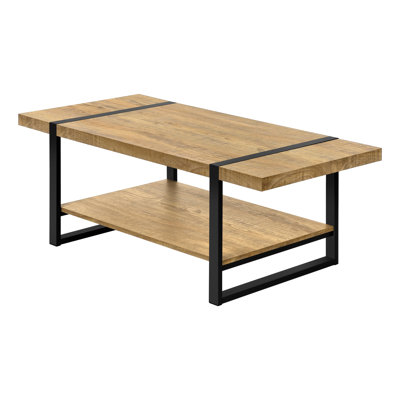 Coffee Table Accent, Cocktail, Rectangular, Living Room, 48"L, Metal, Laminate, Contemporary