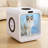 Pet Dryer Box for Cats and Small Dogs, 70L Ultra-Quiet Drying Cabin, Automatic Pet Grooming Dryer with 360°Airflow, Voice Control, 2 Million Negative Ions, Petting Window, Adjustable Speed and Temp-135873913