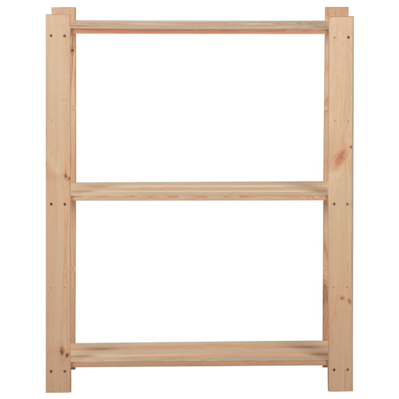 Marsh Solid Wood Standard Bookcase, 90cm H x 60cm W x 28.5cm D