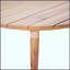 Table basse Verona d'extérieur ronde en bois d'acacia, durable et élégante pour les rassemblements inspirés de la nature