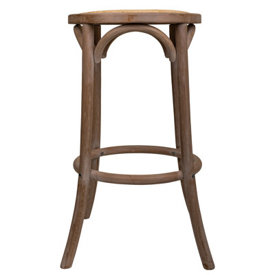 Solid + Manufactured Wood Accent Stool