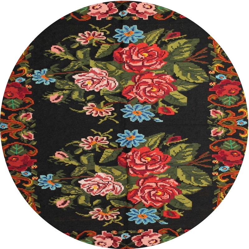 Damase Oriental Indoor Rug, Round 8'