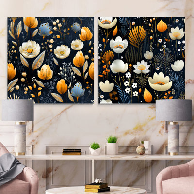 Medford - Ensemble de 2 art mural en verre acrylique