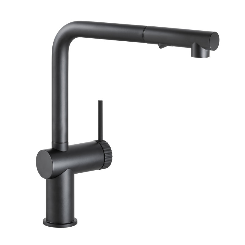 Abode Designs Pull Out Kitchen Faucet, Matte Black