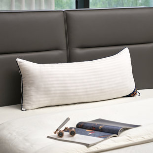 Coussin lombaire 14 po x 36 po blanc pour canapé-lit ou hamac (paquet de 1)