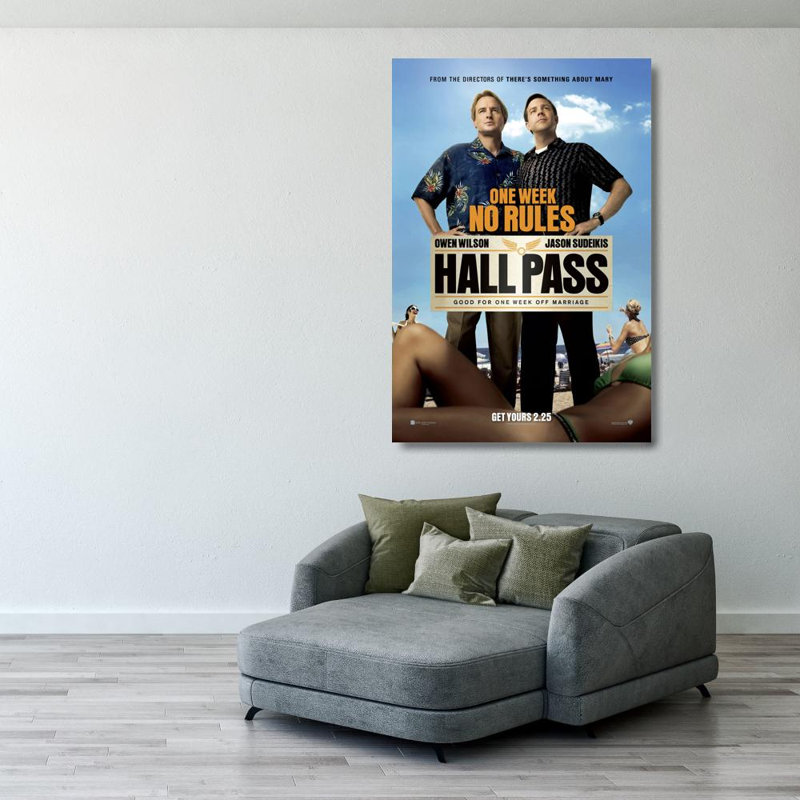 Hall Pass, 40" H x 27" W