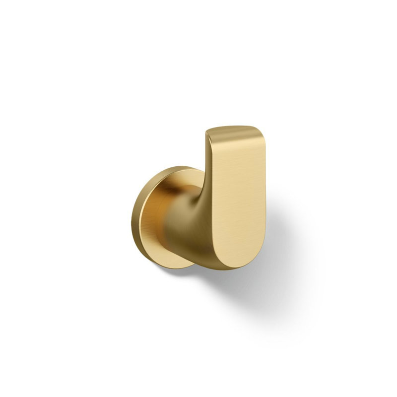 Avid® Robe Hook, Vibrant Brushed Moderne Brass