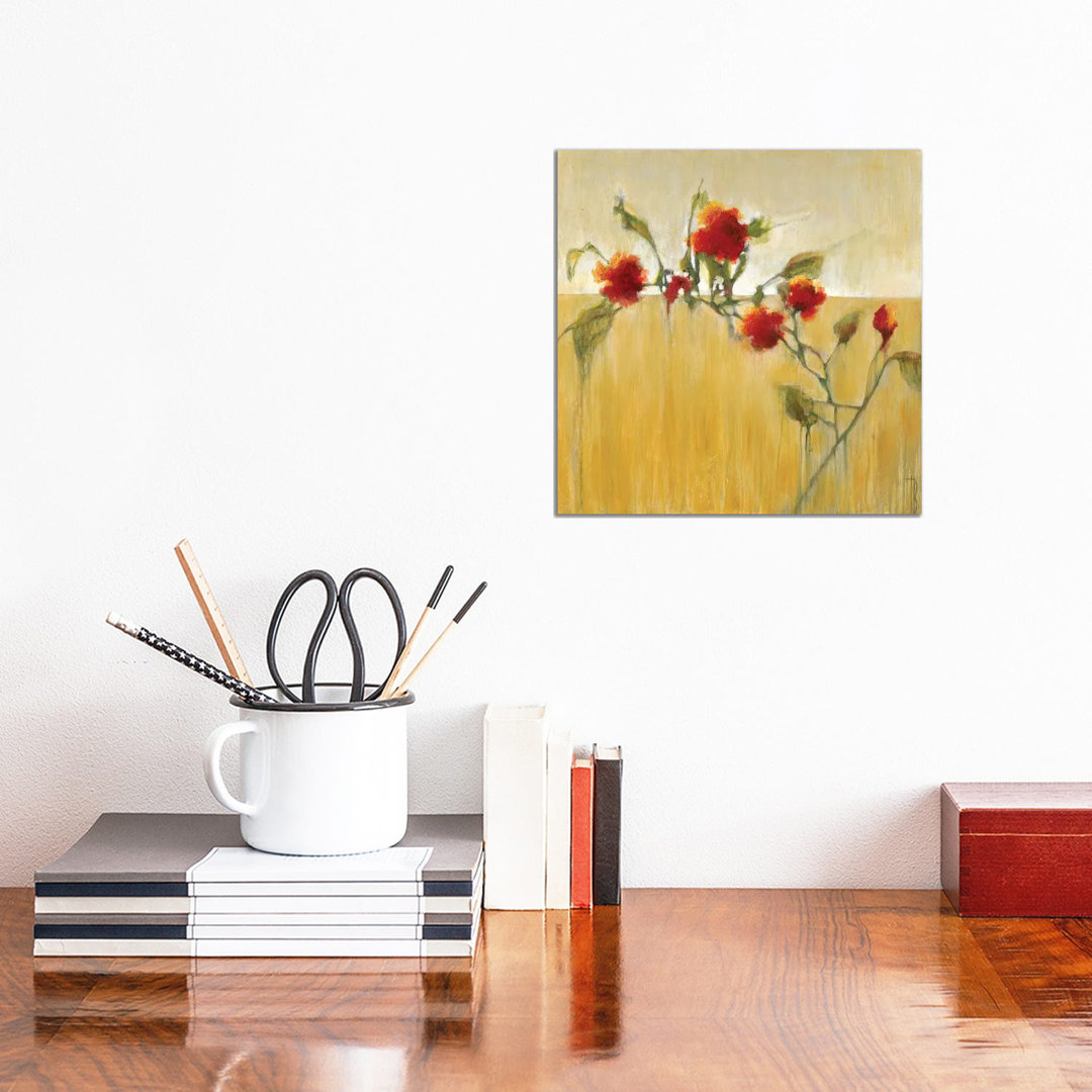 Hibiskusblüten von Terri Burris - Galerie-umwickelte Leinwand Giclée auf Leinwand