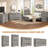 8 Drawer Dressers for Bedroom, Wood Chest of Drawers,  Large Long Storage for Clothes, Vintage Design, for Living Room, Bedroom, Hallway-32525467