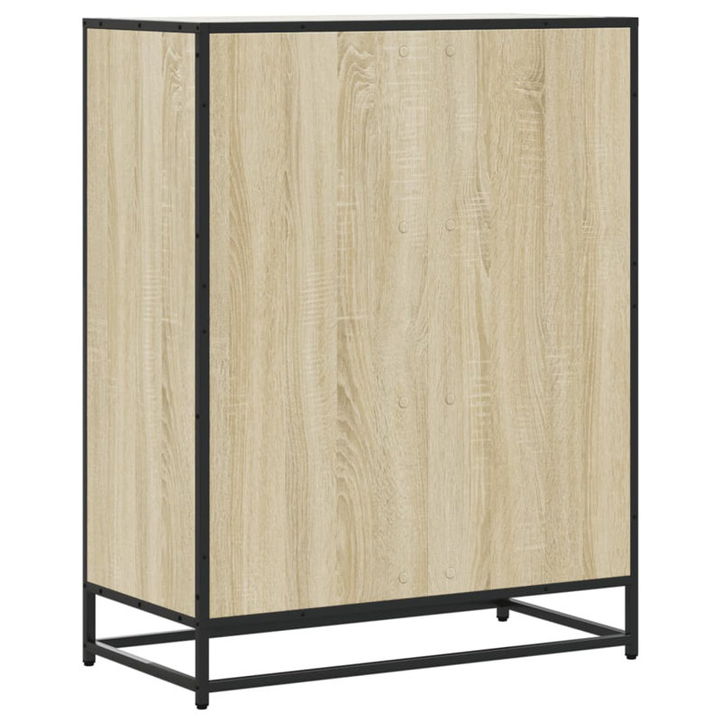 10 Pair Shoe Storage Cabinet, Sonoma Oak