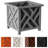  Lattice Planter Box 2-Pack, Gray-780554352