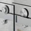 Porte de douche coulissante double sans cadre l 56 à 60 po x H 76 po-80777995