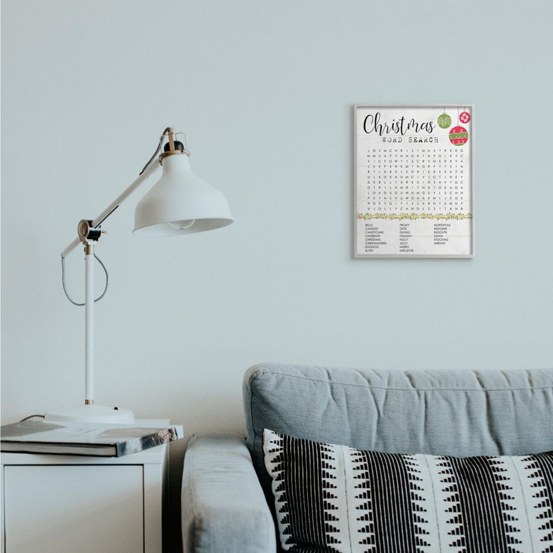 «Christmas Christmas Word Holiday Holiday Text Design» par Melissa Averinos - impression d'art graphique, H 14 po x l 11 po