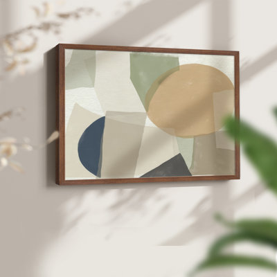 Collage Rhythm II -Framed Print - Restickable