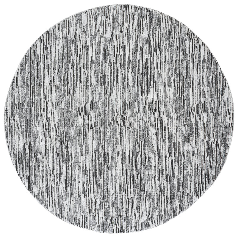 Lunara 302 Performance No Pattern Rug, 6'-7" X 6'-7" Round