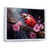 White Floater Framed
