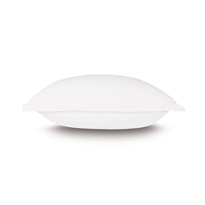 Enzo 100% Cotton Pillow Sham, Standard, White