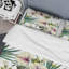 Fleurs blanches et feuille - Ensemble de housse de couette Cabin & Lodge-795887933