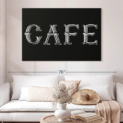 Tergel Blackboard Cafe Typography