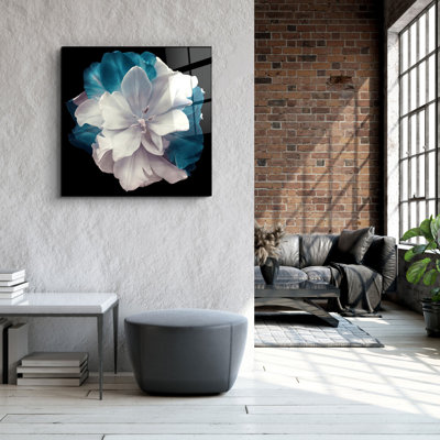 Superbe peinture décorative en verre trempé 23,6 po x 23,6 po | 100% verre trempé, épaisseur: 0,16 pouce | Impression UV pour des couleurs éclatantes | Art mural parfait pour la décoration de la maison ou du bureau, design moderne et élégant