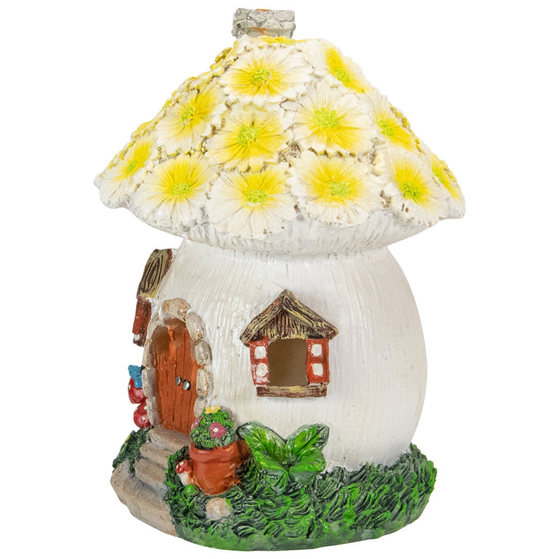 Statue de jardin d'extérieur lumineuse 7,25 po