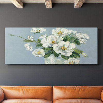 Arrangement d'été frais - Toile tendue avec châssis - Prêt à accrocher