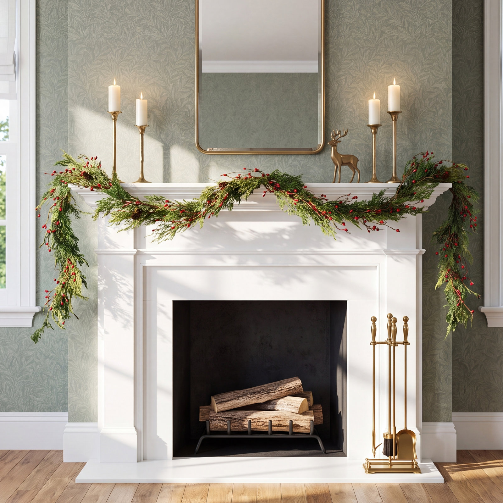 48'' in. Faux Pine Garland