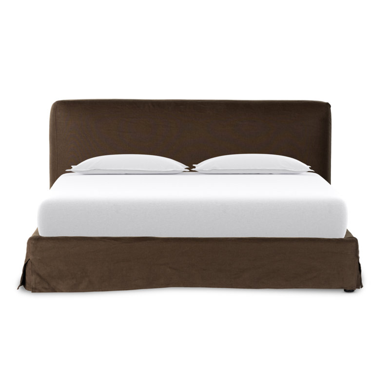 Aidan Upholstered Bed, Brussels Coffee, King
