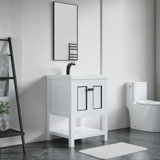 Thome 25'' Single Bathroom Vanity with Resin Top