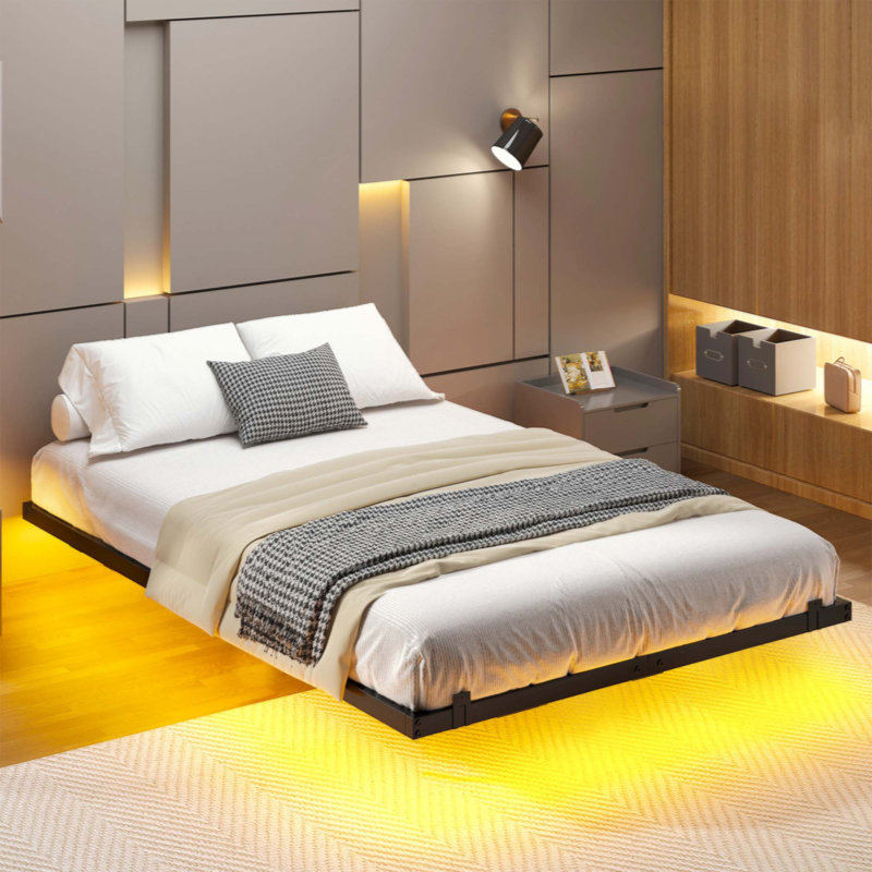 Structure de lit flottante double, Double