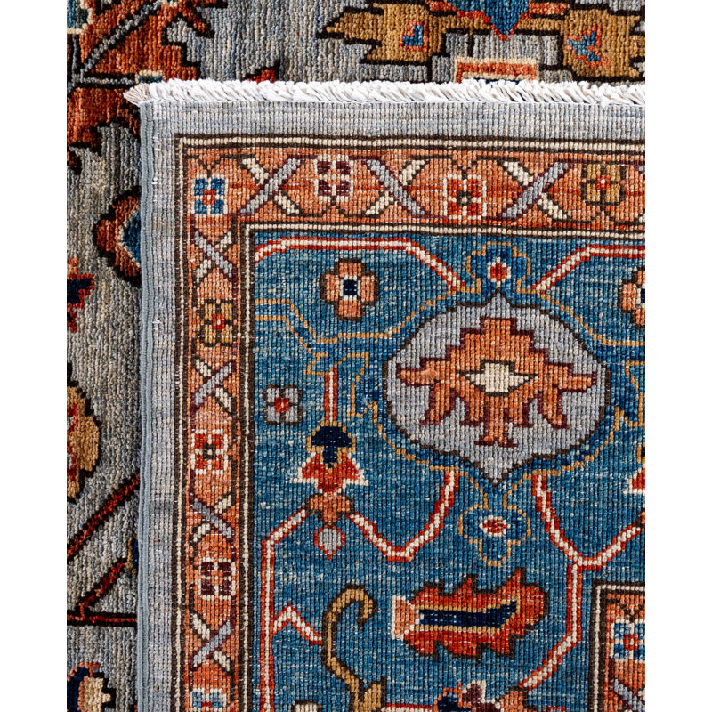 Serapi One-of-a-Kind 8' 0" X 9' 11" Hand Knotted Area Rug