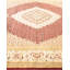 Tapis rouge / beige noué à la main de conception unique 8 pi 1 po x 10 pi 5 po Hayner