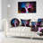 Abstract Reversible Throw Pillow