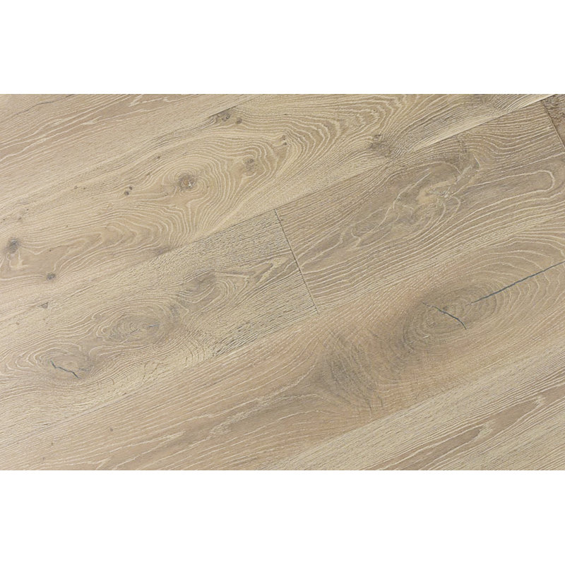 Plancher de bois franc d'ingénierie en chêne, Brun clair Melville
